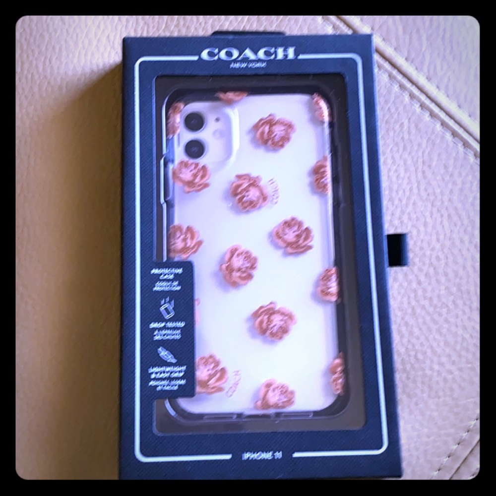 Coach IPhone 11 roses 🌹 protective case.